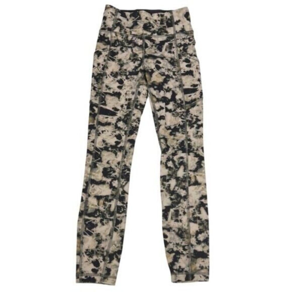 Lululemon Invigorate High-Rise Tight 25" Everlux In Dispersed Light Raw Linen - Picture 5 of 9